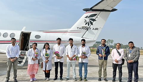 The team of super-specialist doctors after their arrival in Malkangiri | Express