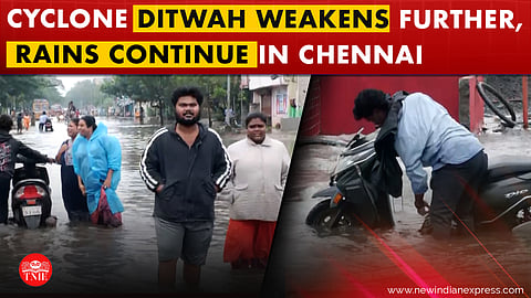 Ditwah weakens into a low-pressure area, brings widespread rains in Chennai
