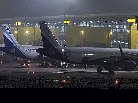 A view of the IGI Airport in New Delhi.