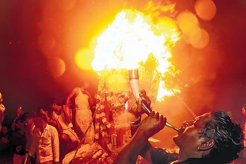 The Maha Deepam will continue to burn for the next 11 days.