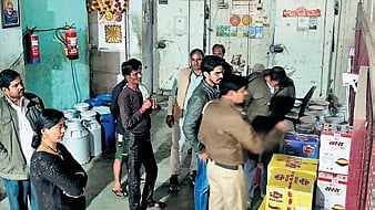 FSSAI and police conduct joint raid under provisions of new food safety law.