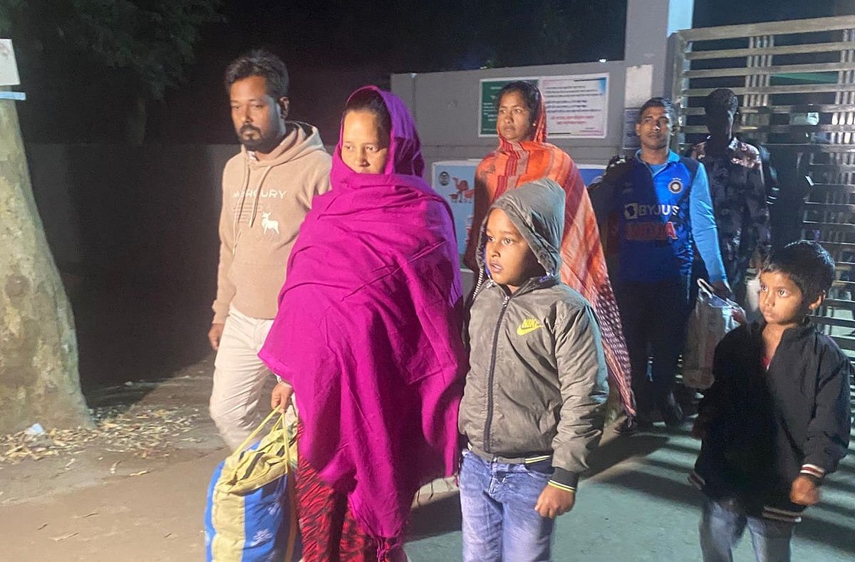 Pregnant Sunali Khatun and son returns from Bangladesh; four family members still stranded