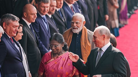 Putin was accorded a red carpet welcome on Thursday evening on his first visit to India in four years. It is also his first trip to India since the start of the war in Ukraine in February 2022.