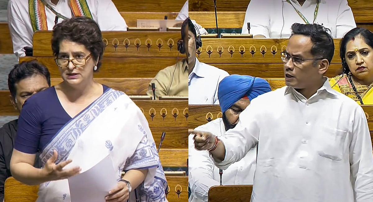 Congress names Gaurav Gogoi, Priyanka Gandhi and six other MPs for Vande Mataram debate