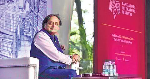 Tharoor was speaking at the Bangalore Literature Festival 