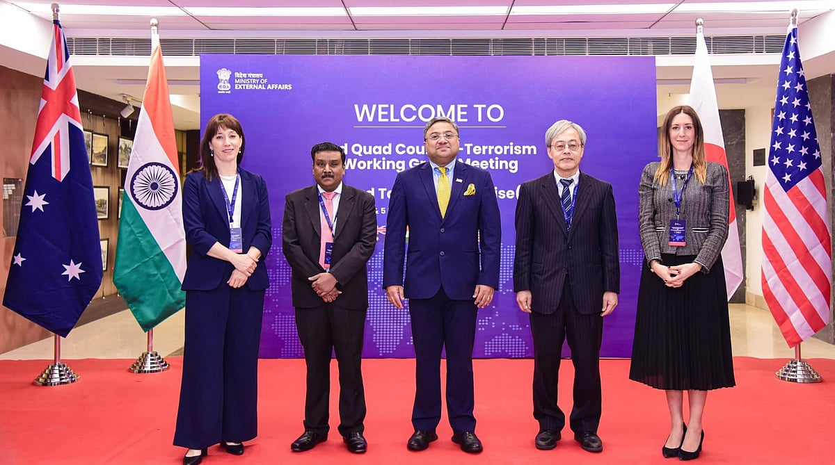 Quad holds counterterrorism dialogue; summit still some distance away
