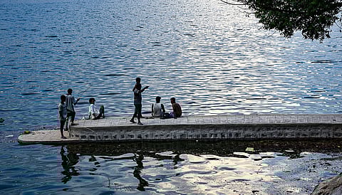 What was once a livelihood practice has now transformed into a weekend escape for Tiruchy’s youth-a calm routine shared with friends. 