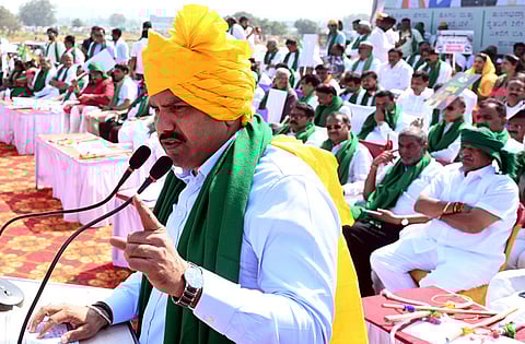 Speaking to media persons in Bengaluru, BJP state president BY Vijayendra said Priyank criticises RSS to please anti-national elements and insult Hinduism. 