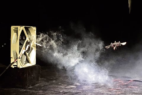 An aerial microbot that can fly as fast 
as a bumblebee