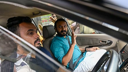 Expelled Congress MLA Rahul Mamkootathil 