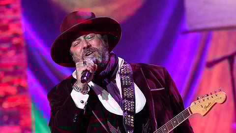 Raul Malo of The Mavericks performs at the Americana Honours  & Awards in Nashville, Tenn., on Sept 22, 2021.