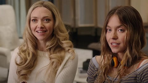 Sydney Sweeney and Amanda Seyfried in a still from The Housemaid 