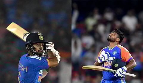  Jitesh Sharma (L) & Sanju Samson