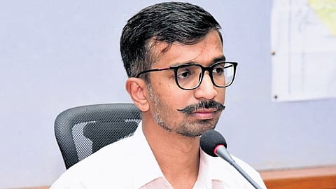 Bapatla District Collector Vinod Kumar V held a review meeting on Thursday with officials from various departments in hybrid mode â?" district officials attending in person and mandal-level officials joining virtually from the Collectorate.