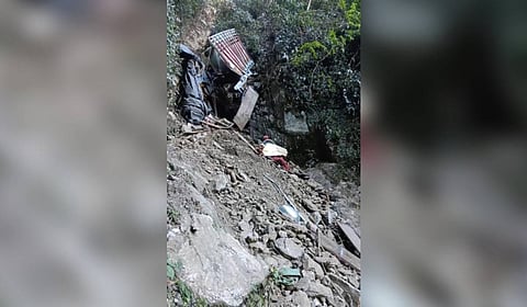 14 from Assam killed as truck falls into gorge.