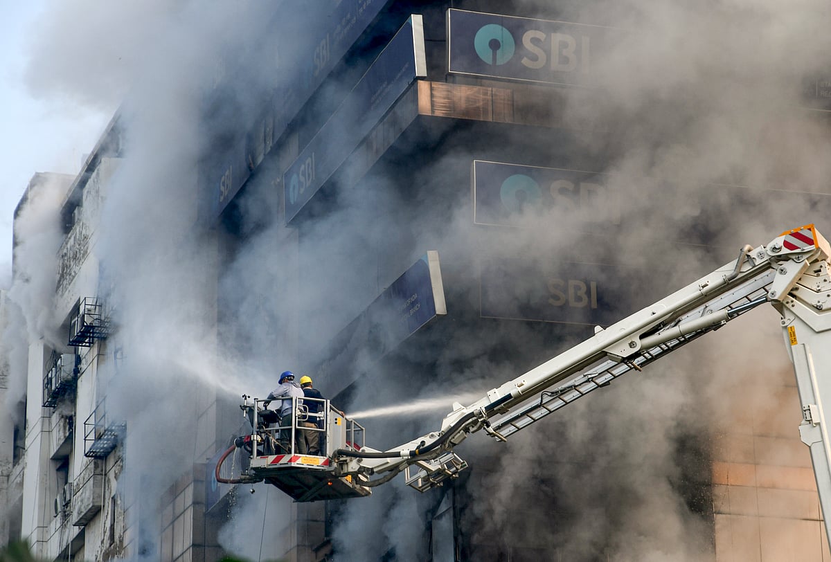 Guwahati commercial complex fire remains uncontrolled for over 33 hours; multiple agencies called in