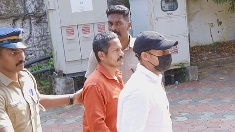 All the six accused in 2017 actor abduction and rape case being present by the police at the Ernakulam district sessions court on Friday morning.