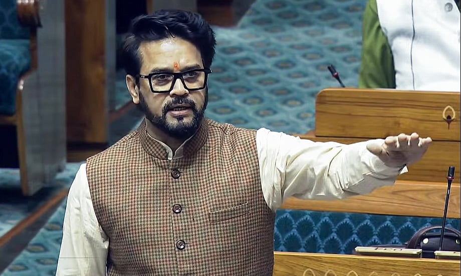 Anurag Thakur files written complaint against TMC MP for smoking e-cigarette in Lok Sabha