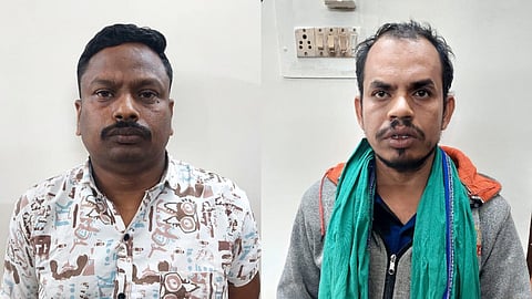 Ganesh Prasad Nanda and his relative Pradeep Panda