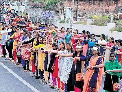 The journey from the ‘Vanitha Mathil’ to events like ‘Ayyappa Sangamam’ signals a clear shift in direction for the party