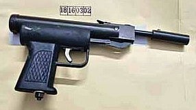 The seized revolver.