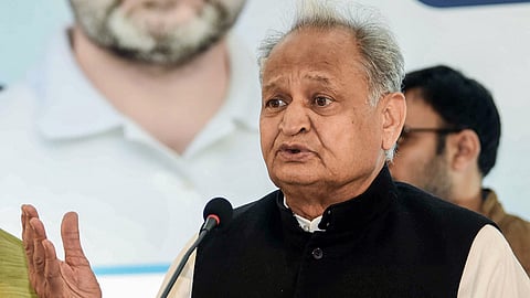Former Rajasthan chief minister Ashok Gehlot