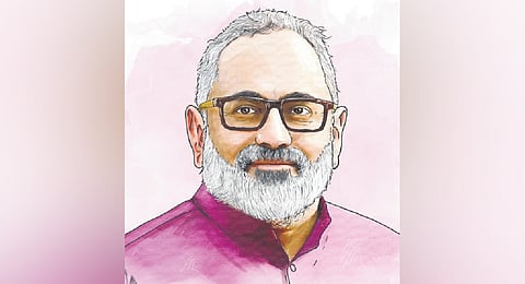 BJP state president Rajeev Chandrasekhar 
