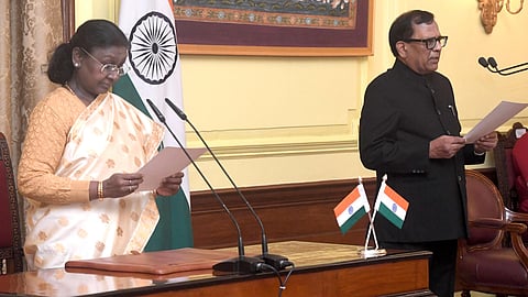 President Droupadi Murmu administered the oath of office to Raj Kumar Goyal, Chief Information Commissioner, at Rashtrapati Bhavan.