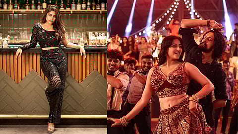 Nishvika; Nishvika with Sudeep in Mark