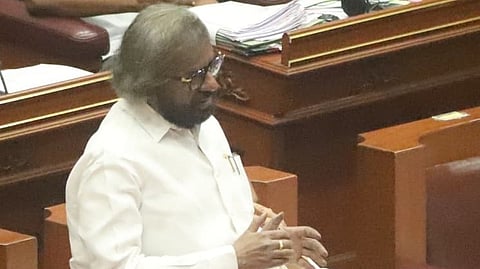 Forest Minister Eshwar Khandre in Suvarna Vidhana Soudha