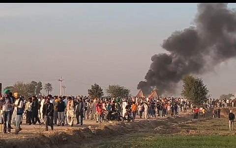 Farmers who clashed with the police last week over the issue have stepped up their agitation after talks with the administration failed.