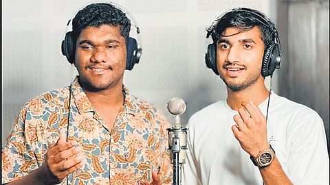 Danish Padinjattumuri and Irfan Mudikkode, the singers of the song