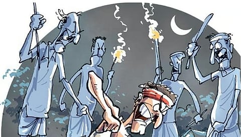 Police have taken three persons into custody in connection with the incident and are questioning them to ascertain their role in the assault.