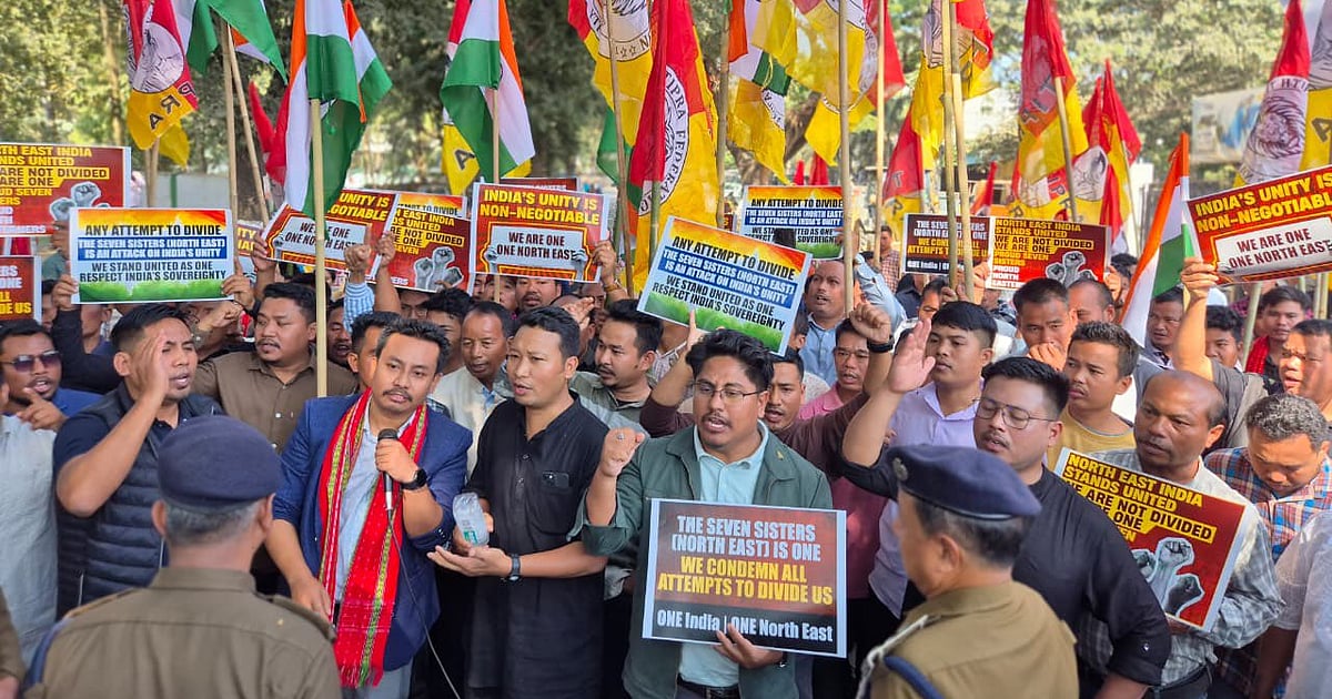 Security heightened at Bangladesh mission after protest erupts in Tripura over anti-India remarks Security heightened at Bangladesh mission after protest erupts in Tripura over anti-India remarks