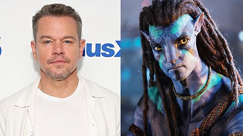 Matt Damon and Sam Worthington Avatar 