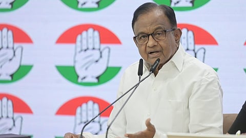 Senior Congress leader P Chidambaram