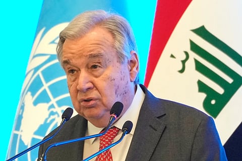 United National Secretary-General Antonio Guterres.