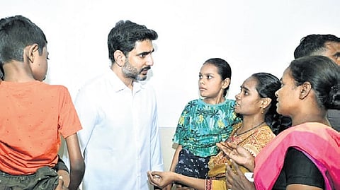 Speaking on the occasion, Lokesh said that while there had been progress in resolving the grievances of people in the constituencies recently.