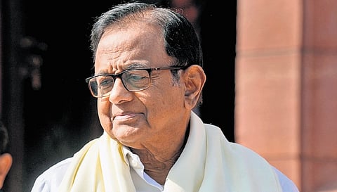 Senior Congress leader P Chidambaram