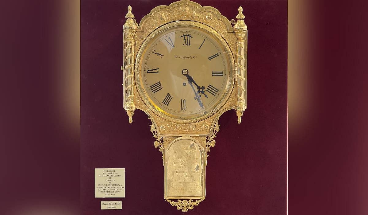123-year-old clock gifted by Lord Curzon to Golden Temple restored