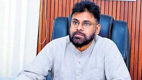 Jana Sena Party president and Deputy Chief Minister Pawan Kalyan
