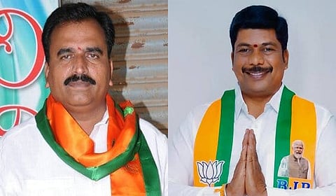 Kosampudi Ravindra(L), Nelluri Koteswara Rao(R)
