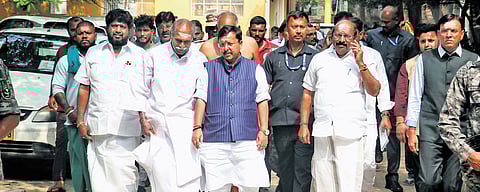 BJP national working president Nitin Nabin meets CM Rangasamy