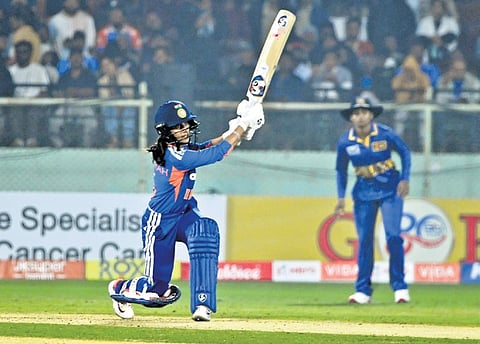 Jemimah Rodrigues slammed an unbeaten half-century on Sunday