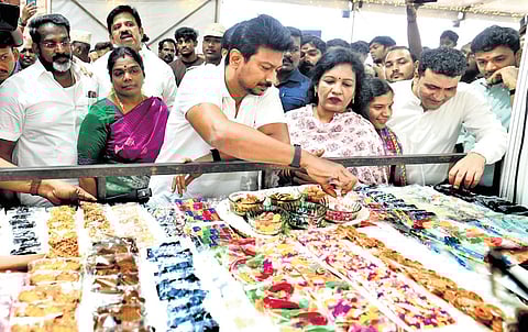 Deputy Chief Minister Udhayanidhi Stalin inaugurated the Madhi food festival at Besant Nagar on Sunday.