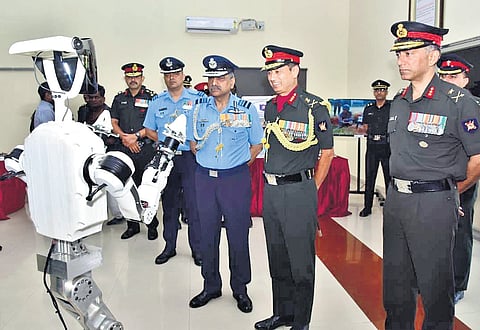 Air Marshal Ashutosh Dixit, AVSM, VM, VSM, Chief of Integrated Defence Staff to Chairman Chiefs of Staff Committee takes part in the 108th Convocation Ceremony conducted at the MCEME, Secunderabad
