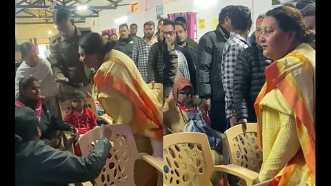 The shocking video was shared on X (formerly twitter) by the Congress’s national chairperson Supriya Shrinate on Monday. 