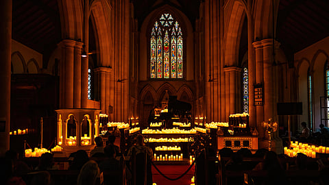 Pianist Tavan Shah performing at Mumbai's Afghan Church