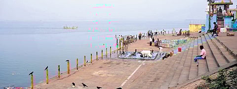 Goshpada Kshetram bathing ghat at Kovvur in East Godavari district.