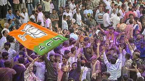 The BJP won 117 of the president posts